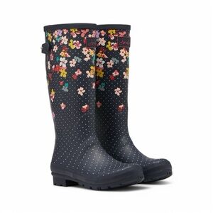 Joules Welly' Print Rain Boot - Navy Blossom 5